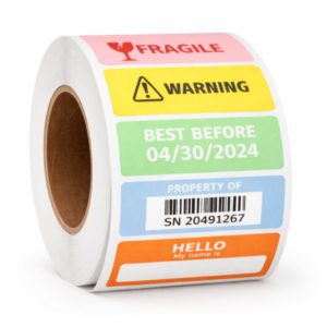 Labelkraft Multicolor Rectangle Roll (Labels)