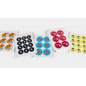 Multicolor Circle Sticker